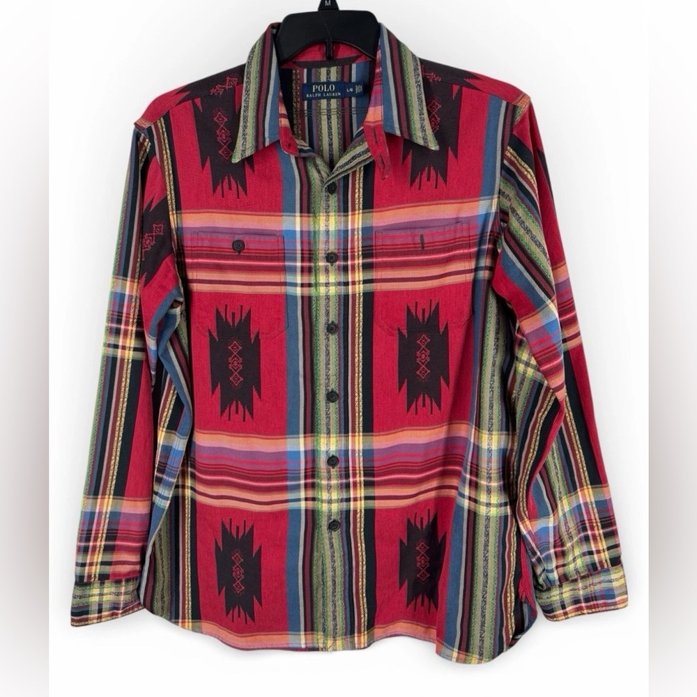 Polo Ralph Lauren Southwest Aztec Long Sleeve Button Up Shirt